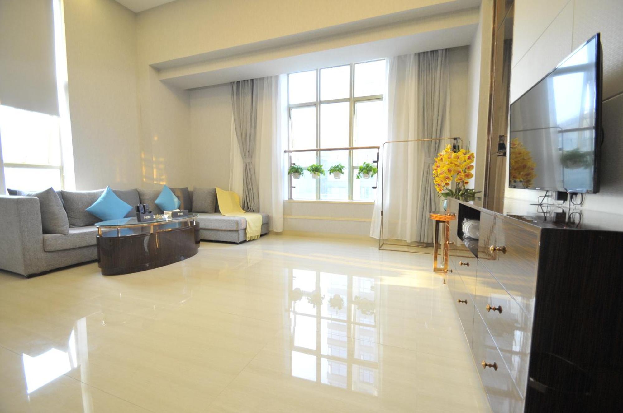 Waifiden Duplex Hotel Apartment Zhongyong Jinyu Branch-Free Shuttle Bus During The Canton Fair Exterior photo